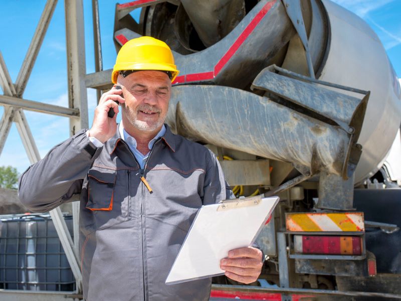man using his cellphone